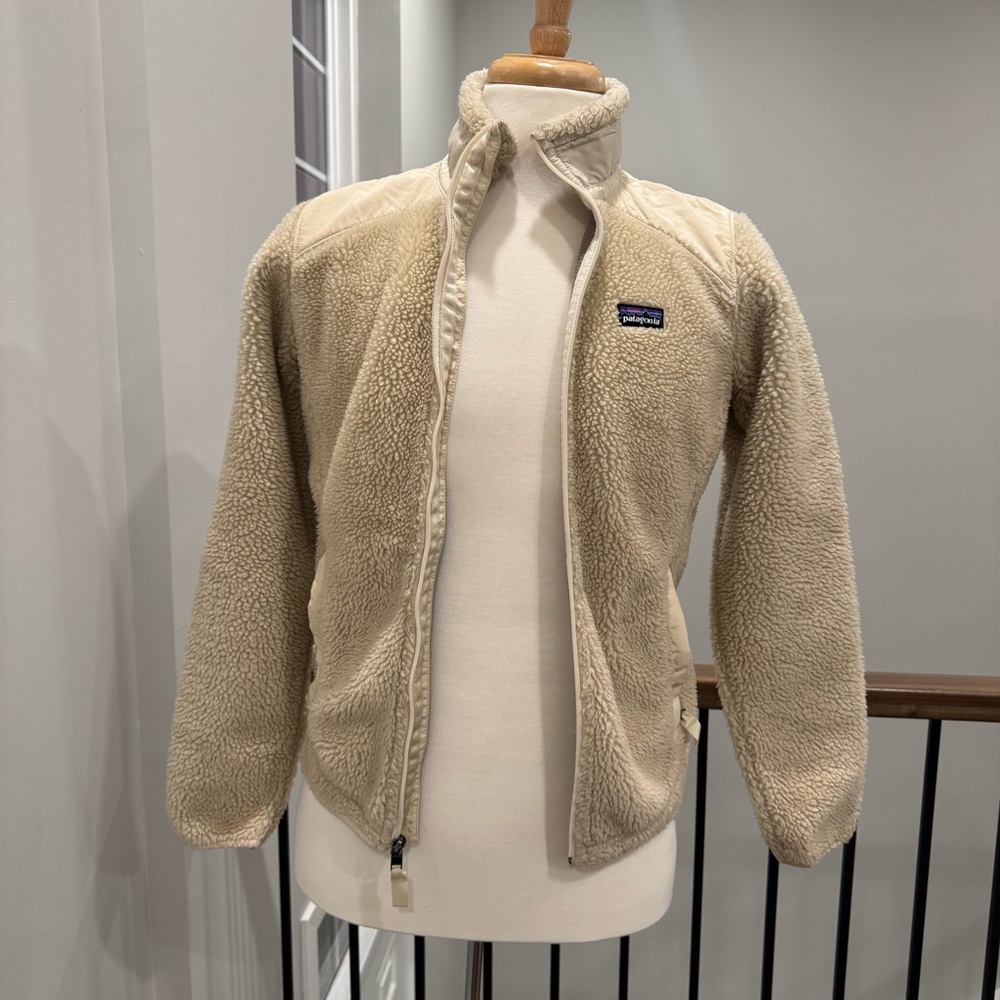Patagonia Cream Sherpa Jacket
